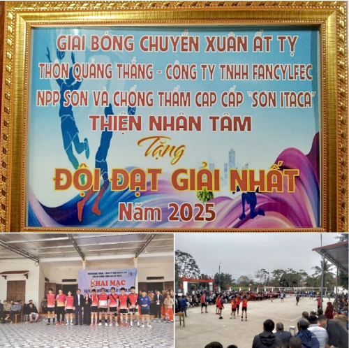 Fancyl Pec Đồng Hành Cùng Giải Bóng Truyền